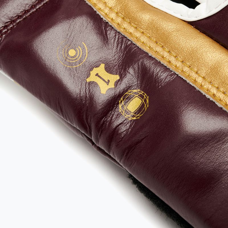 Боксови ръкавици LEONE 1947 Shock X bordeaux 9