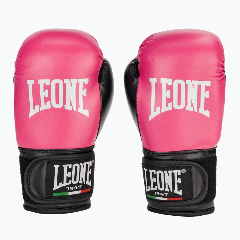Детски боксьорски ръкавици LEONE 1947 Thunder Jr fuchsia 2
