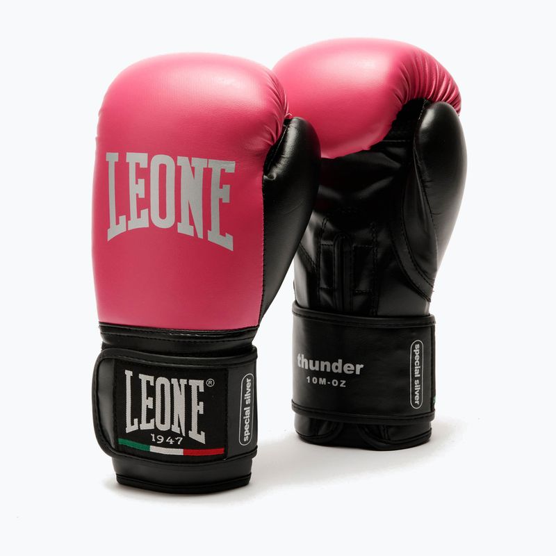 Детски боксови ръкавици LEONE 1947 Thunder Jr fuchsia