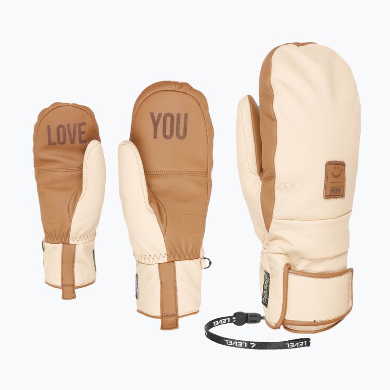 Детски ръкавици за сноуборд Level Rover Mitt beige 2