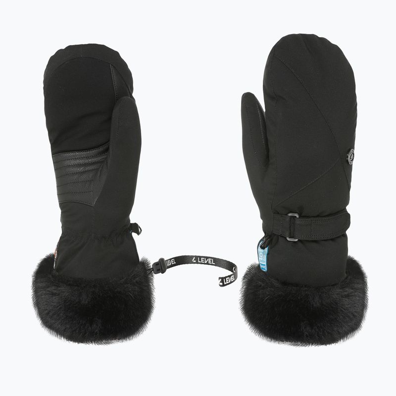 Дамски скиорски ръкавици Level Jolie Mitt pk black
