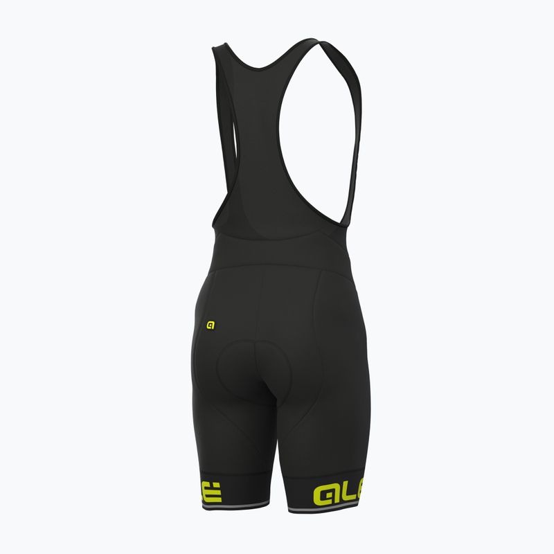 Мъжки къси панталони за колоездене Alé Corsa Bibshort black/yellow L13654018 6