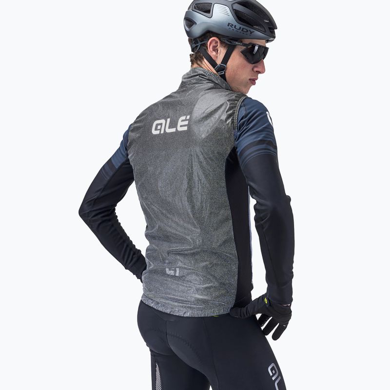 Мъжка колоездачна жилетка Alè Black Reflective grey L20038401 2