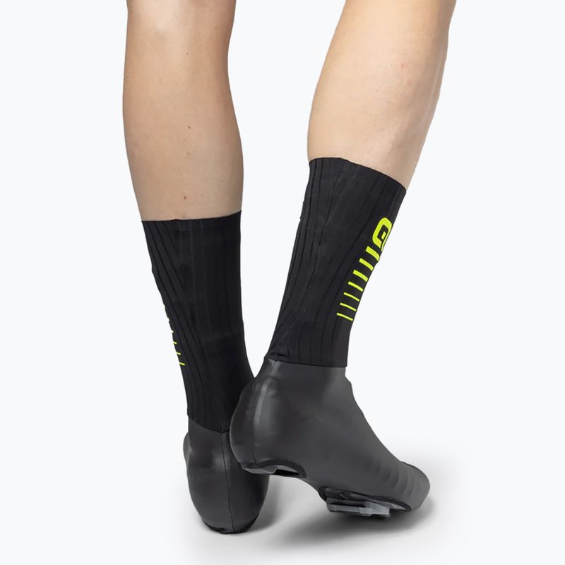 Протектори за обувки за колоездене Alé Whizzy Winter black/fluo yellow 2