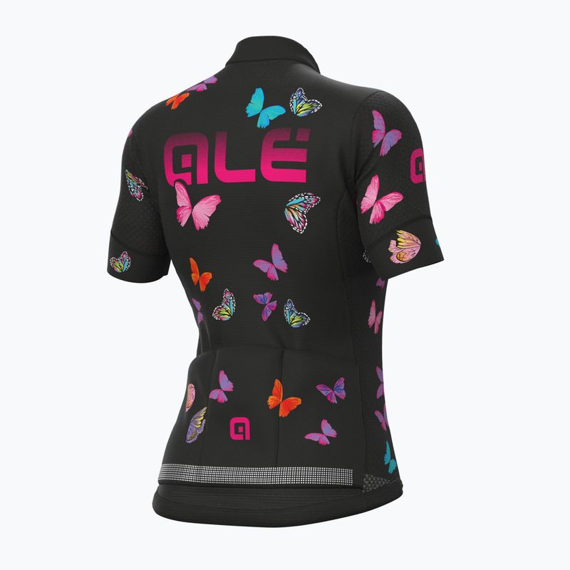 Дамска колоездачна фланелка Alé Maglia Donna MC Butterfly black L21169401 2