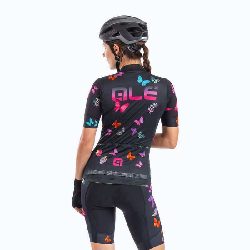 Дамска колоездачна фланелка Alé Maglia Donna MC Butterfly black L21169401 4
