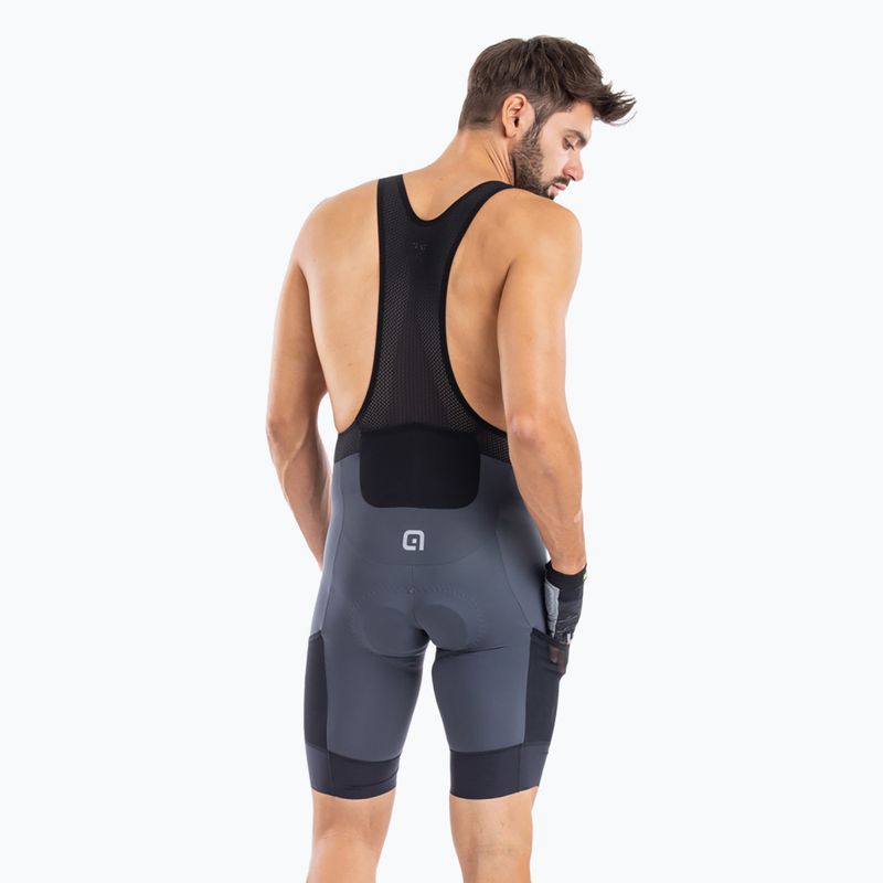 Мъжки бибшорти Alé Stones Cargo Bibshorts сив 2