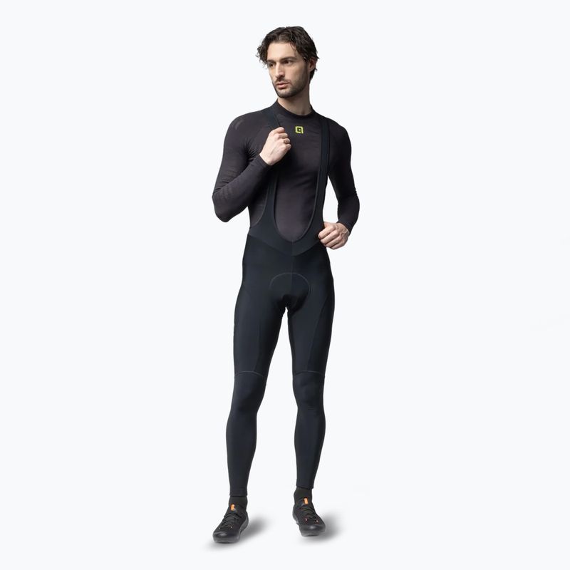 Мъжки панталони за колоездене Alé Winter Bibtights black/black