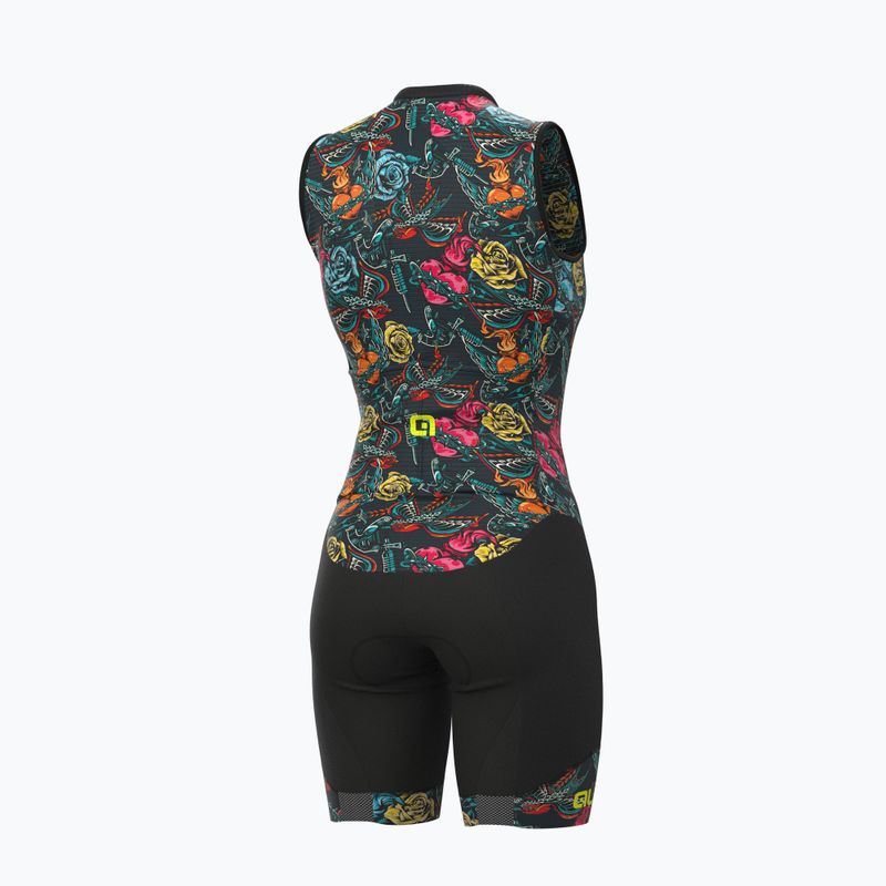 Дамски костюм за триатлон Alé Body SM Donna Tattoo grey L22156403 2