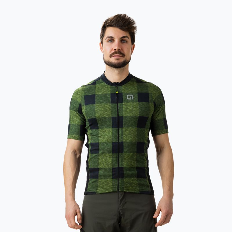 Мъжко колоездачно трико Alé Scottish green L22133462