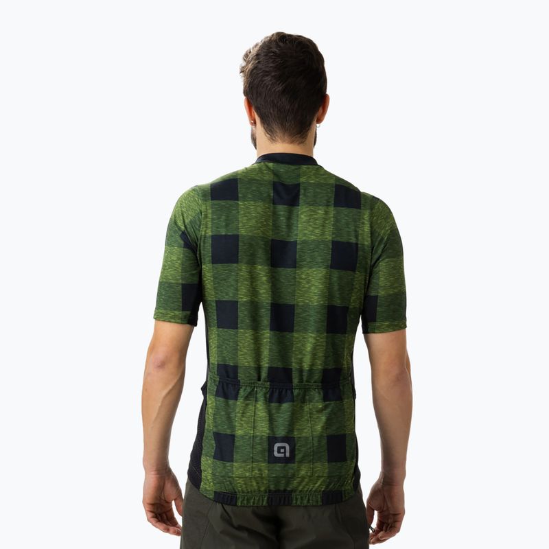Мъжко колоездачно трико Alé Scottish green L22133462 2