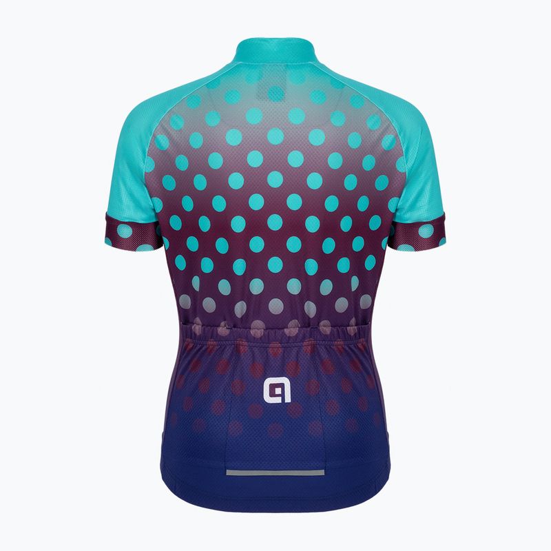 Детско колоездачно трико Alé Maglia MC Bubble синьо L22227462 2