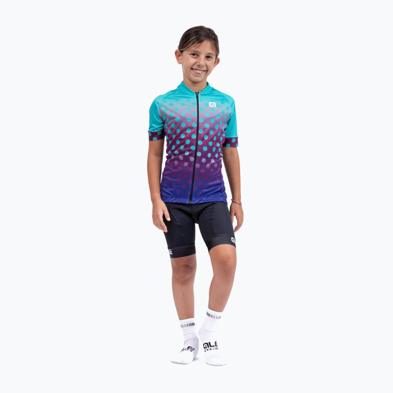 Детско колоездачно трико Alé Maglia MC Bubble синьо L22227462 5