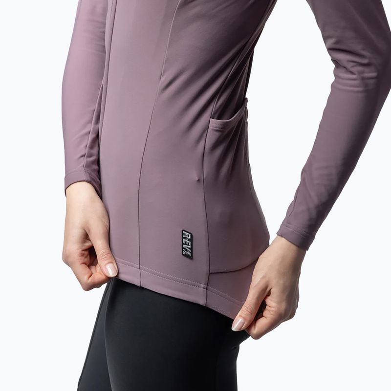 Дамски суитшърт за колоездене Alé Warm Race cashmere 5