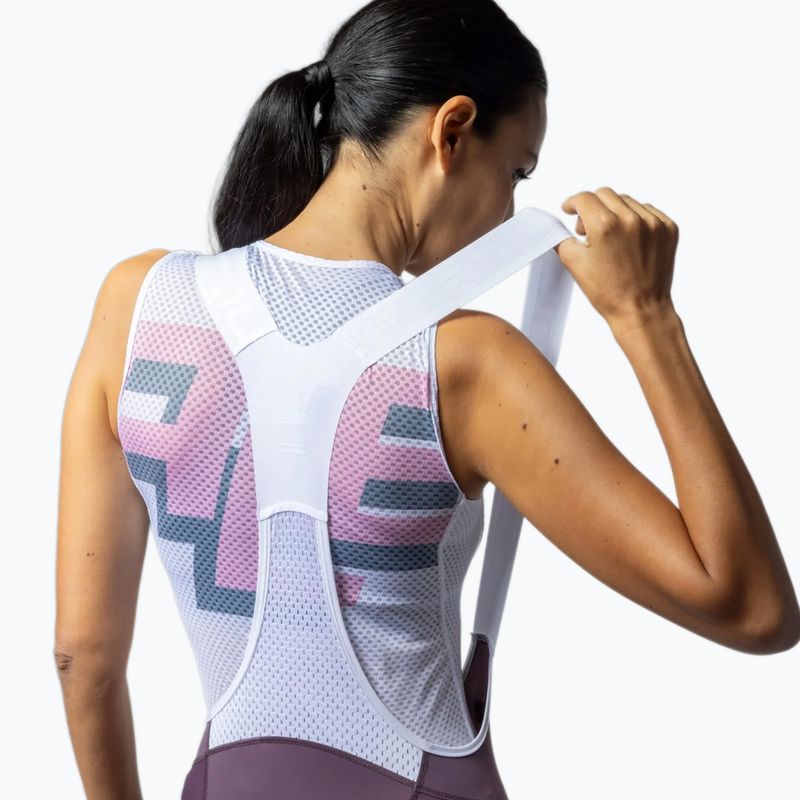 Дамски шорти за колоездене Alé Magic Colour Bibshorts bordeaux 4