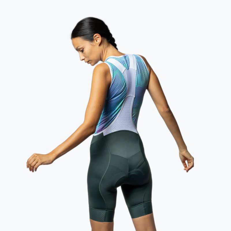 Дамски шорти за колоездене Alé Magic Colour Bibshorts forest green 2