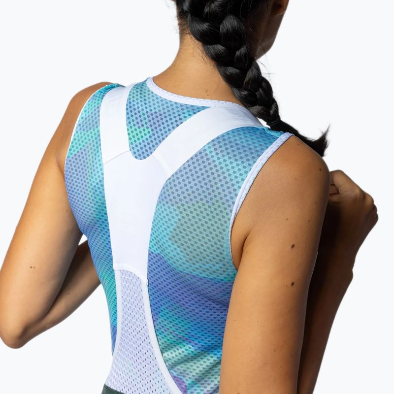 Дамски шорти за колоездене Alé Magic Colour Bibshorts forest green 4