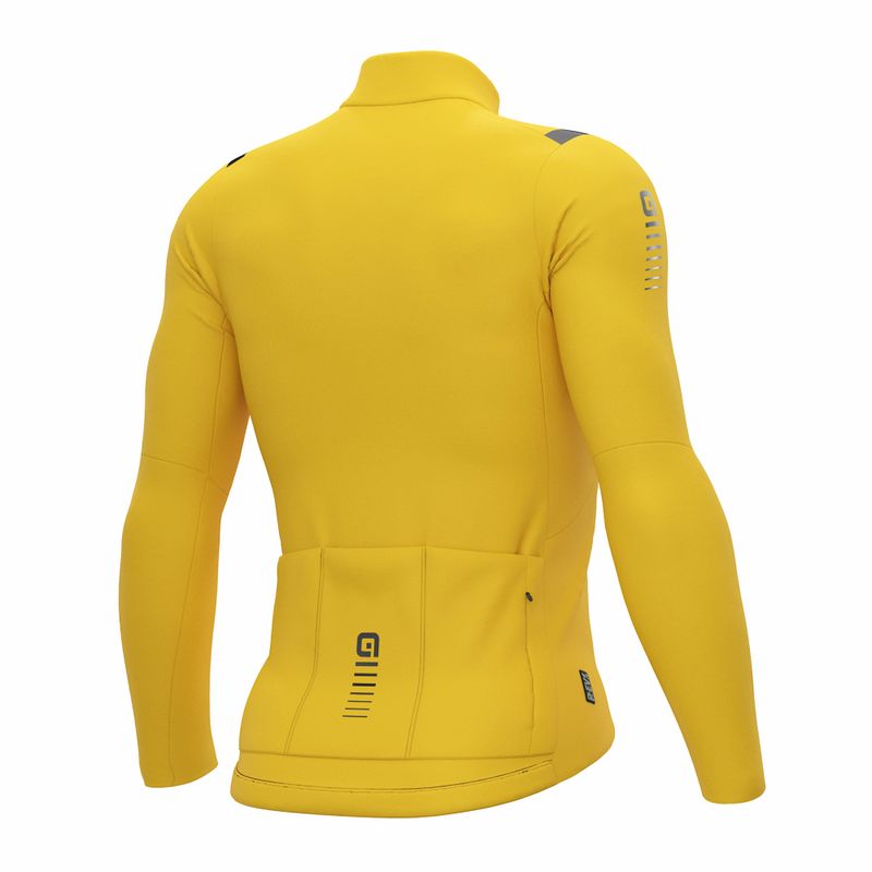 Мъжки суитшърт за колоездене Alé Warm Race yellow 7