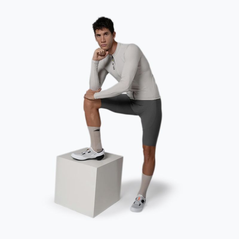 Мъжка блуза с дълъг ръкав за колоездене Alé Color Block stone 5