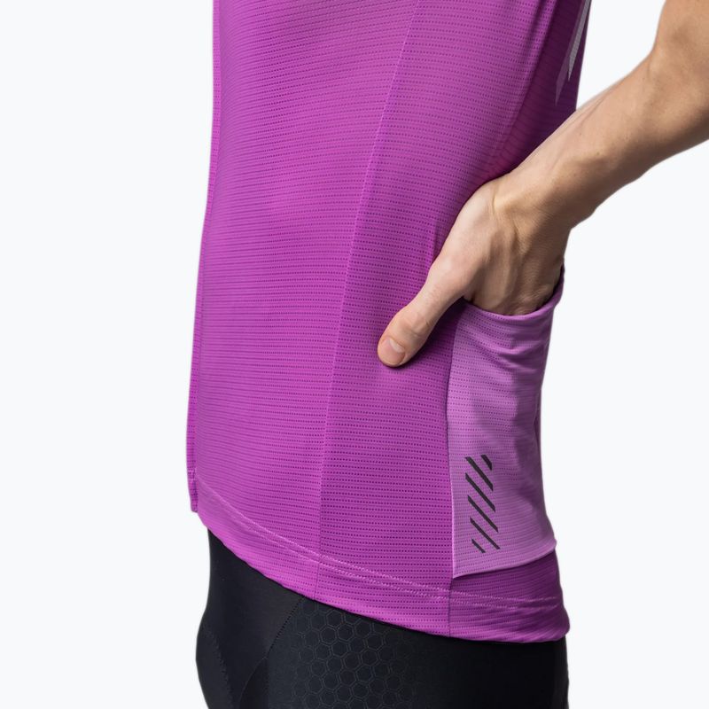 Мъжка тениска за колоездене Alé Follow Me cyclamen 6