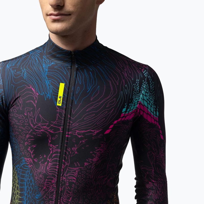 Мъжки суитшърт за колоездене Alé Zanzibar Jersey multicolore/multicolor 3