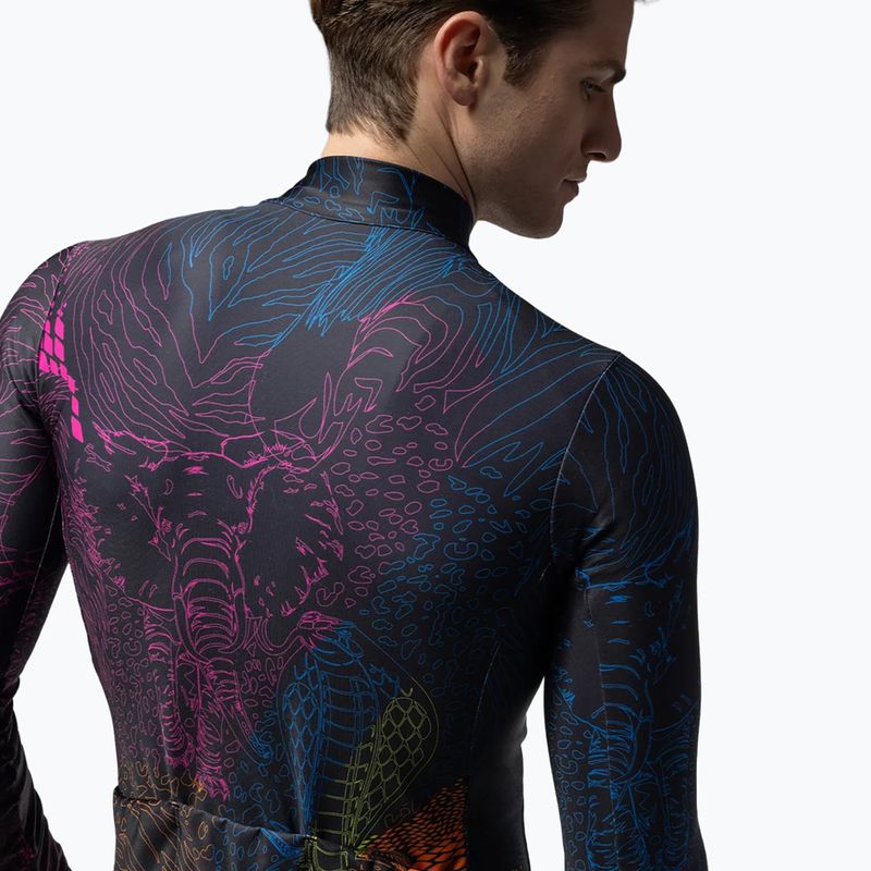 Мъжки суитшърт за колоездене Alé Zanzibar Jersey multicolore/multicolor 5