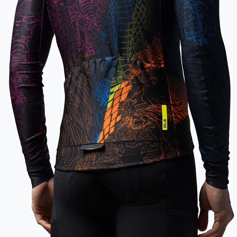 Мъжки суитшърт за колоездене Alé Zanzibar Jersey multicolore/multicolor 6