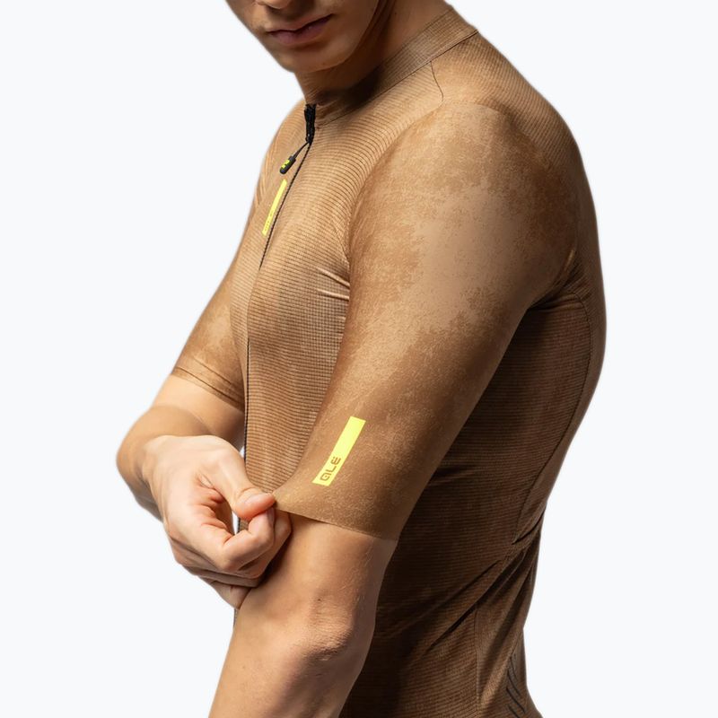 Мъжка тениска за колоездене Alé Deep suede colour 4