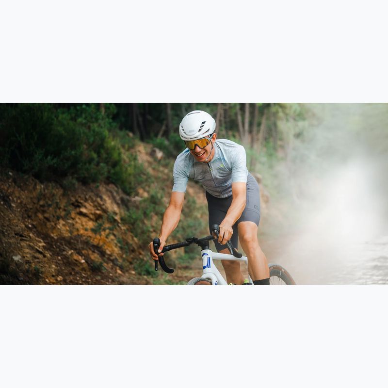 Мъжка тениска за колоездене Alé Traccia white 6