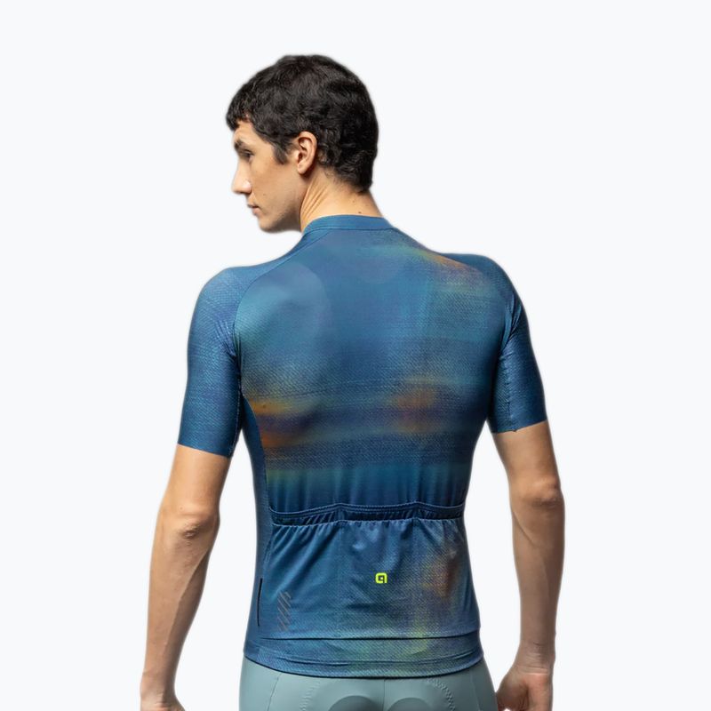 Мъжка тениска за колоездене Alé Traccia abyss 3