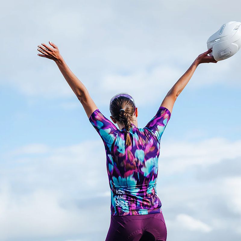 Дамска тениска за колоездене Alé Jardin 2.0 purple combo 7