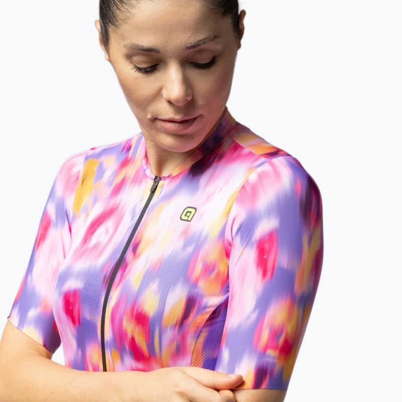 Дамска тениска за колоездене Alé Jardin 2.0 pink combo 4