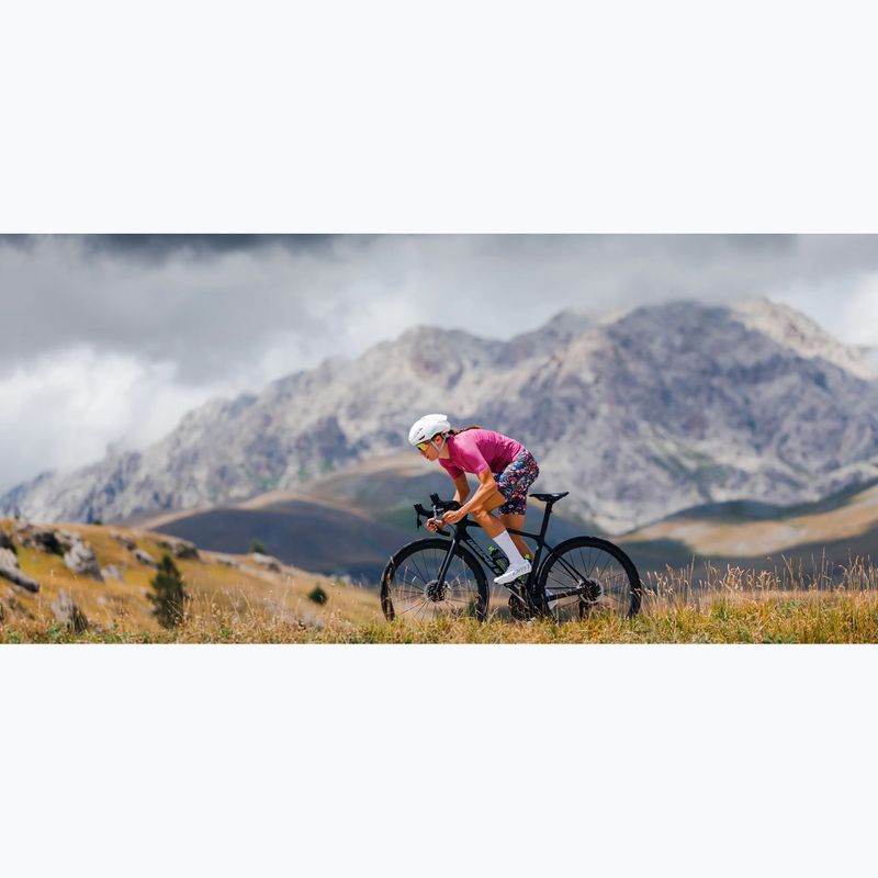 Дамска тениска за колоездене Alé Color Block blush 6