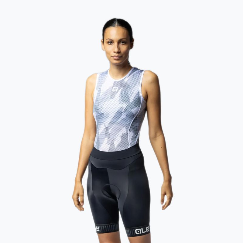 Дамски шорти за колоездене Alé Traguardo 2.0 white 2