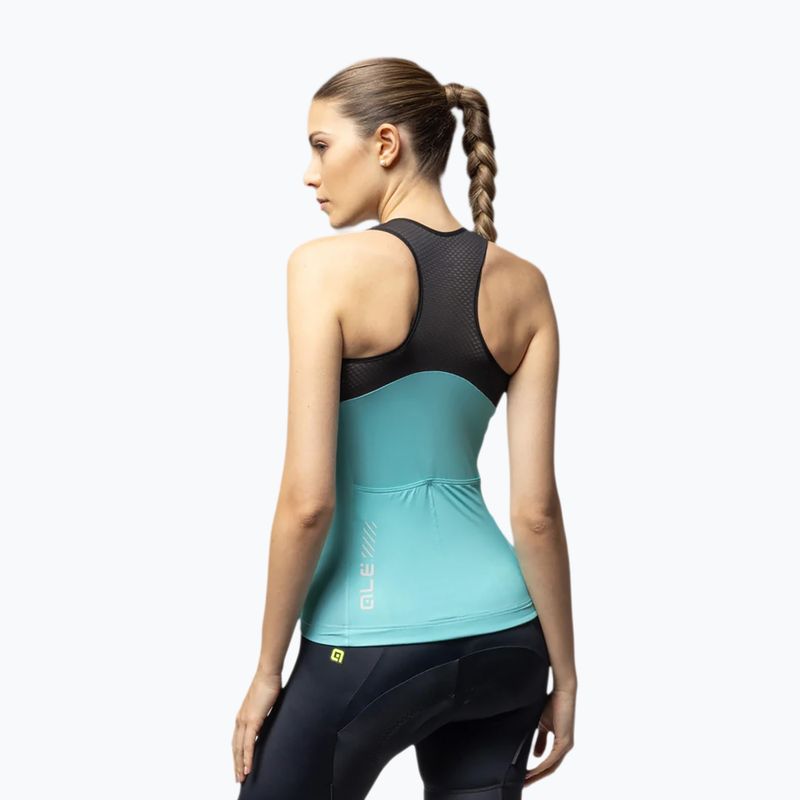 Дамска тениска за колоездене Alé Color Block TT bay 3