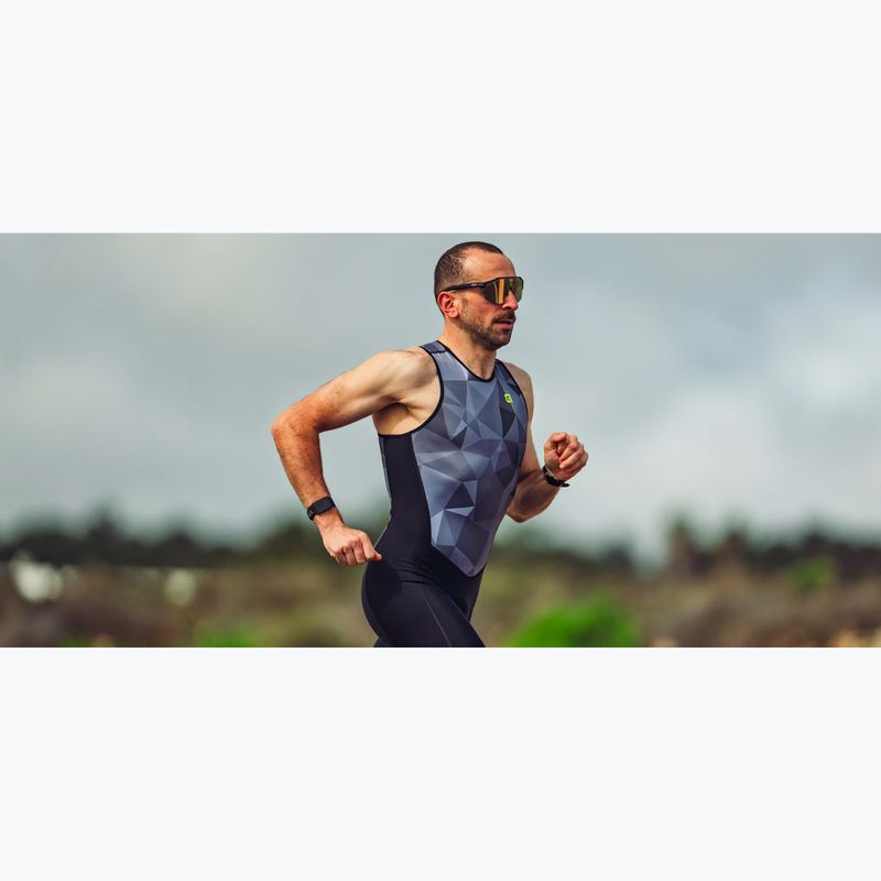 Мъжки гащеризон за триатлон Alé Triple grey 6