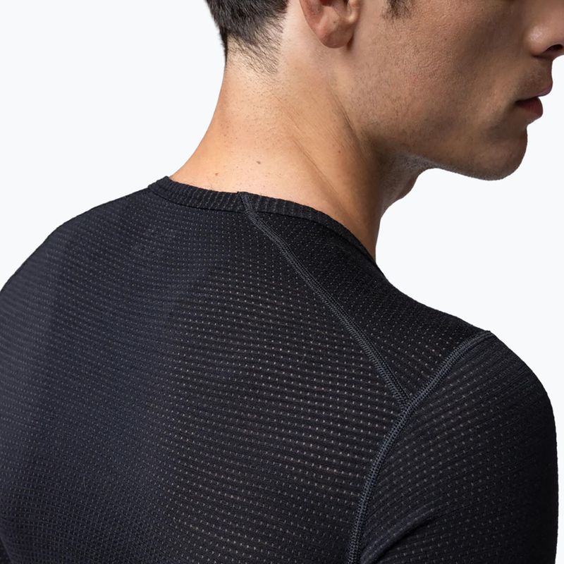 Мъжка фланелка за колоездене Alé Merino SS nero/black 5