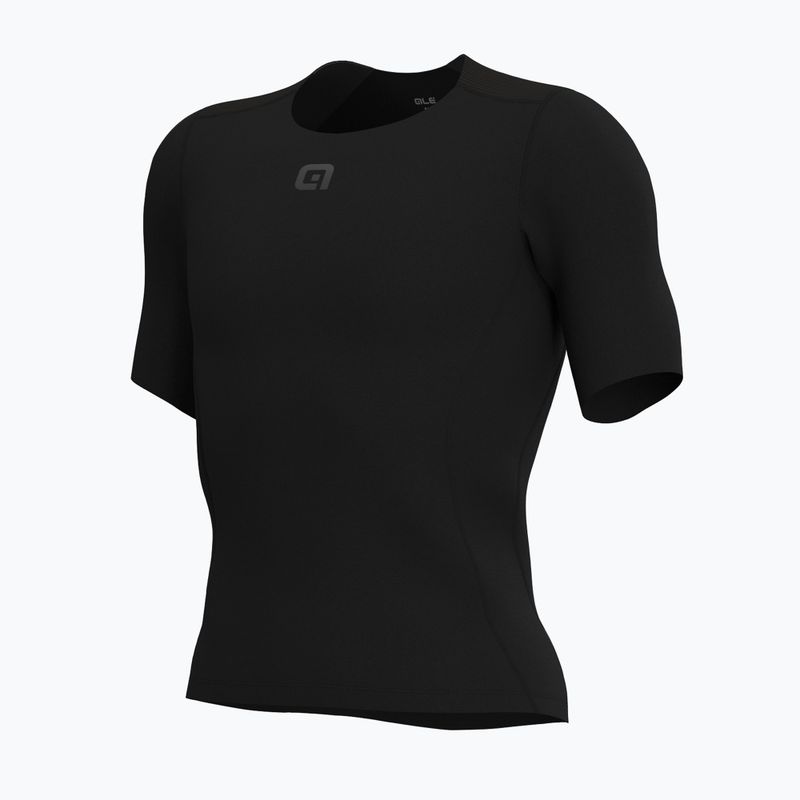 Мъжка фланелка за колоездене Alé Merino SS nero/black 7