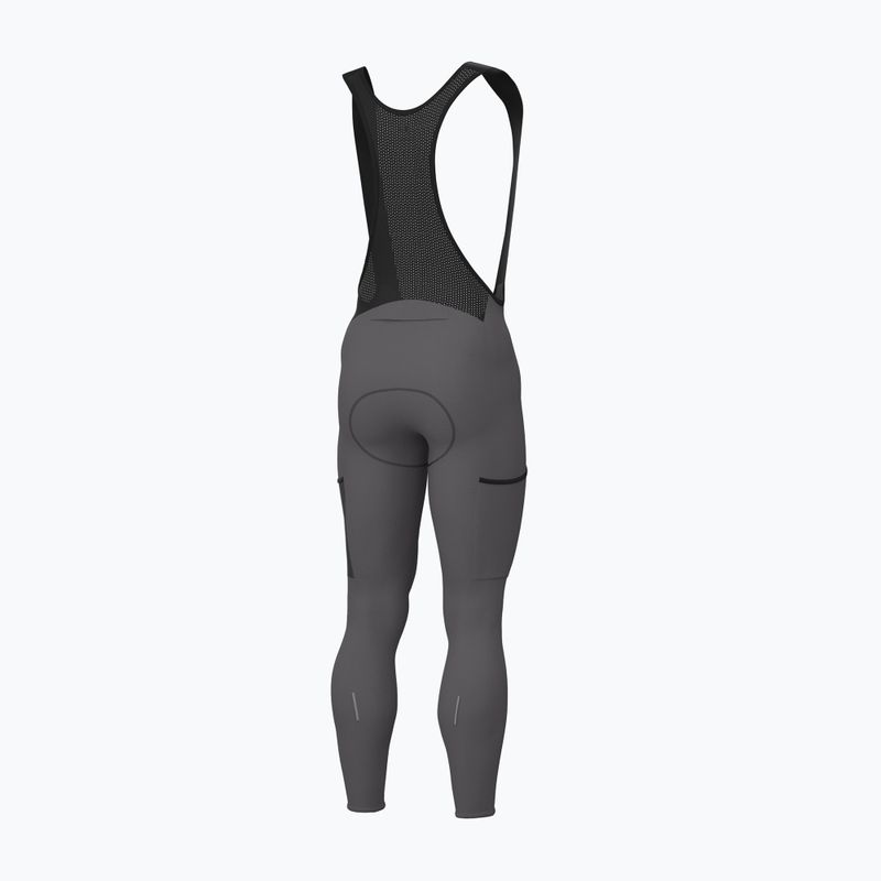 Мъжки колоездачни панталони Alé Stones Cargo 2.0 Bibtights acciaio/steel 2