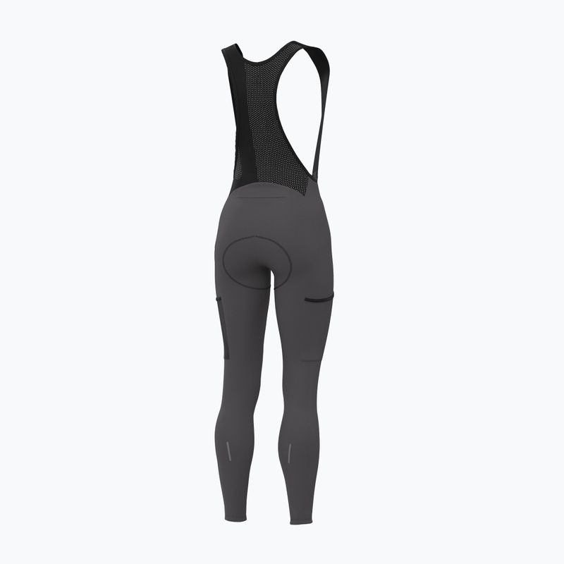 Дамски колоездачни панталони Alé Stones Cargo 2.0 Bibtights acciaio/steel 2