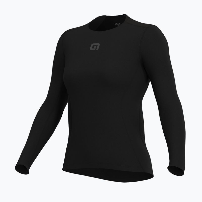 Дамска фланелка за колоездене  Alé Merino LS nero/black 8