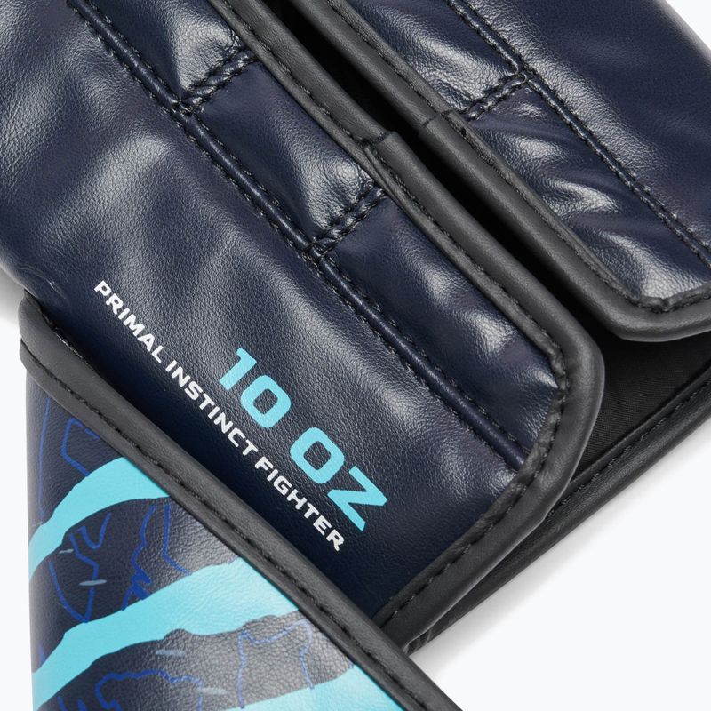 Боксови ръкавици LEONE 1947 Primal Instinct Competition blue 7