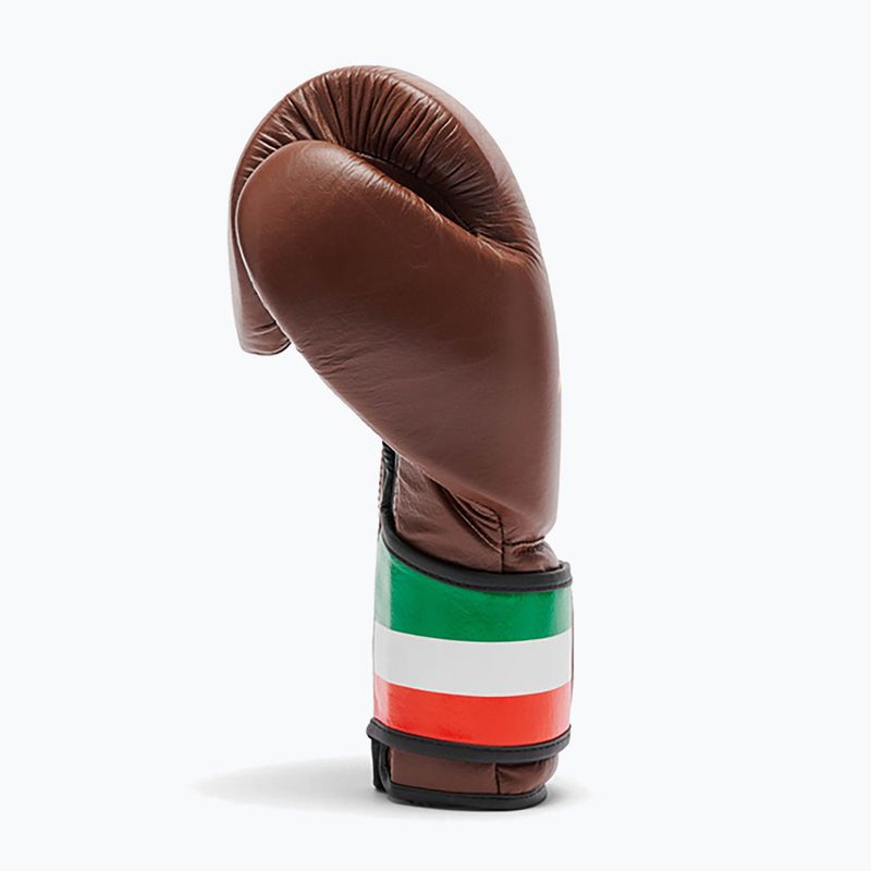 Боксови ръкавици LEONE 1947 Italy '47 black/white/brown 4