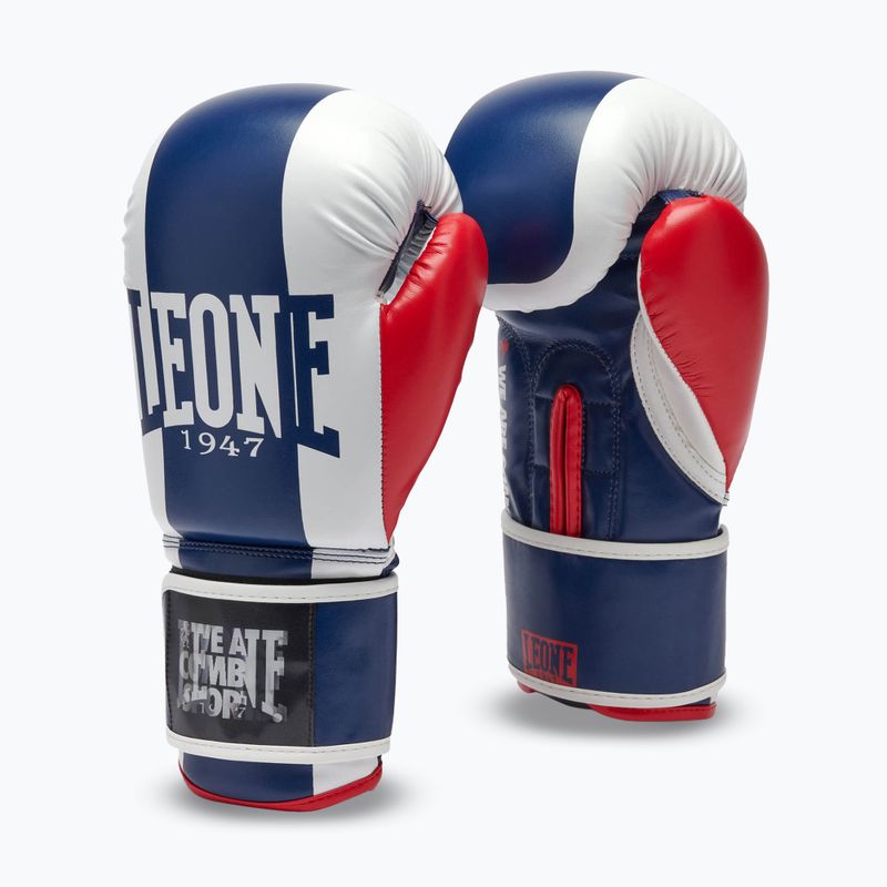 Боксови ръкавици LEONE 1947 Color Block black/blue 2