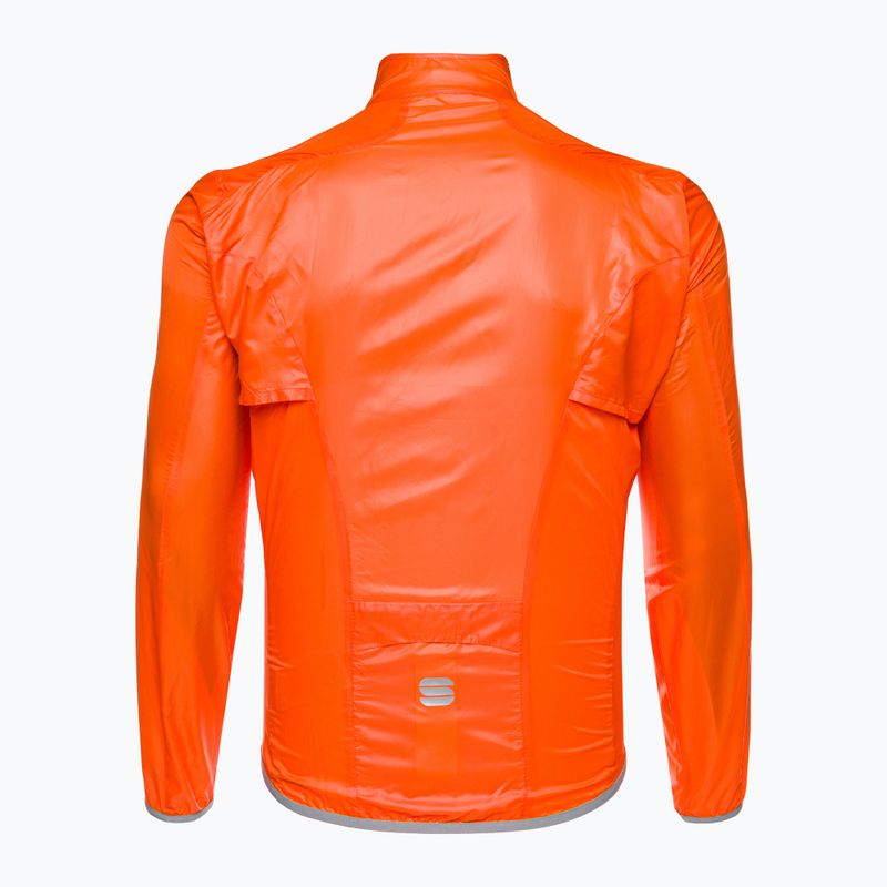 Мъжко яке за колоездене Sportful Hot Pack Easylight orange 1102026.850 2