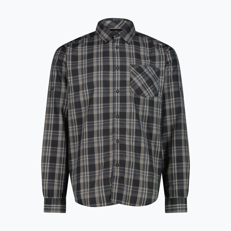 Мъжка риза CMP 30T9927 anthracite/vanilla/grey