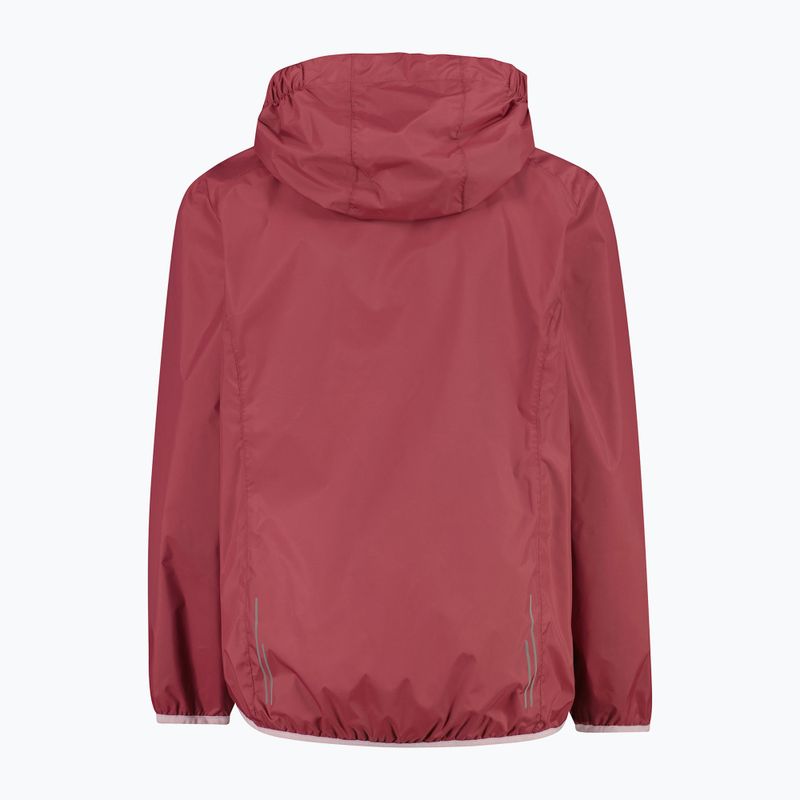 Детско водоустойчиво яке CMP 32X5795 Rain Fix Hood peony 2