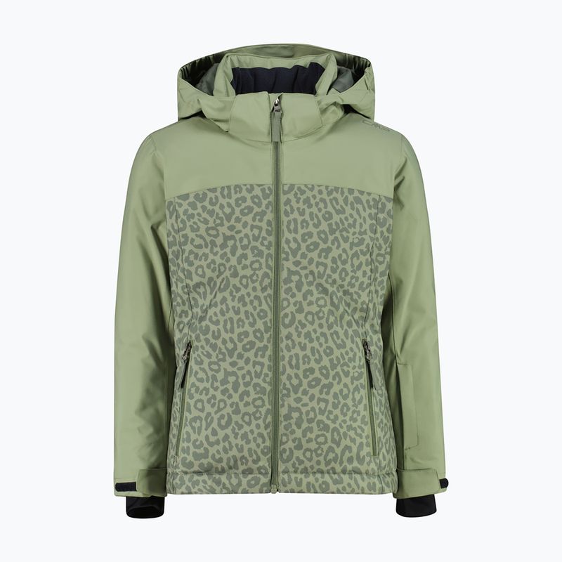 Детско скиорско яке CMP 39W2085 green tea/salvia