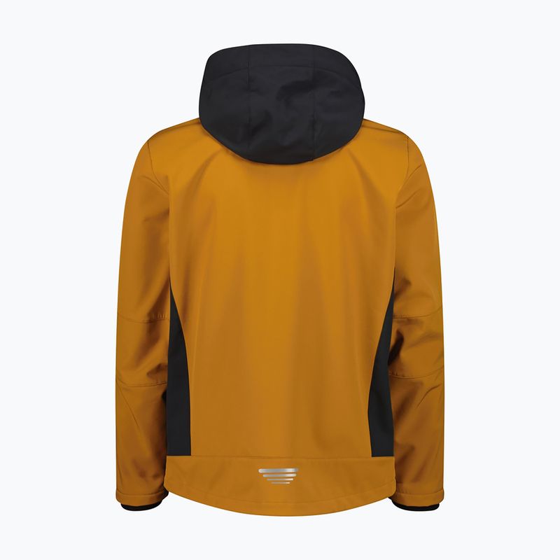 Мъжко софтшел яке CMP 3A01787N Zip Hood caramel/antracite 2