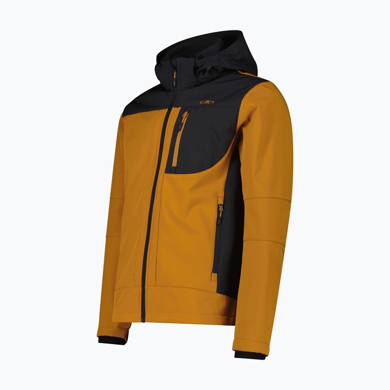 Мъжко софтшел яке CMP 3A01787N Zip Hood caramel/antracite 3